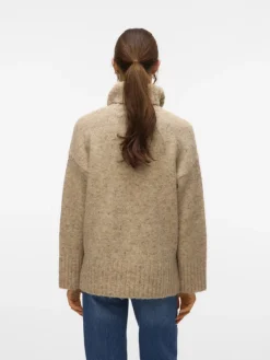 VMINGRID LS ROLL NECK PULLOVER NOOS silver mink