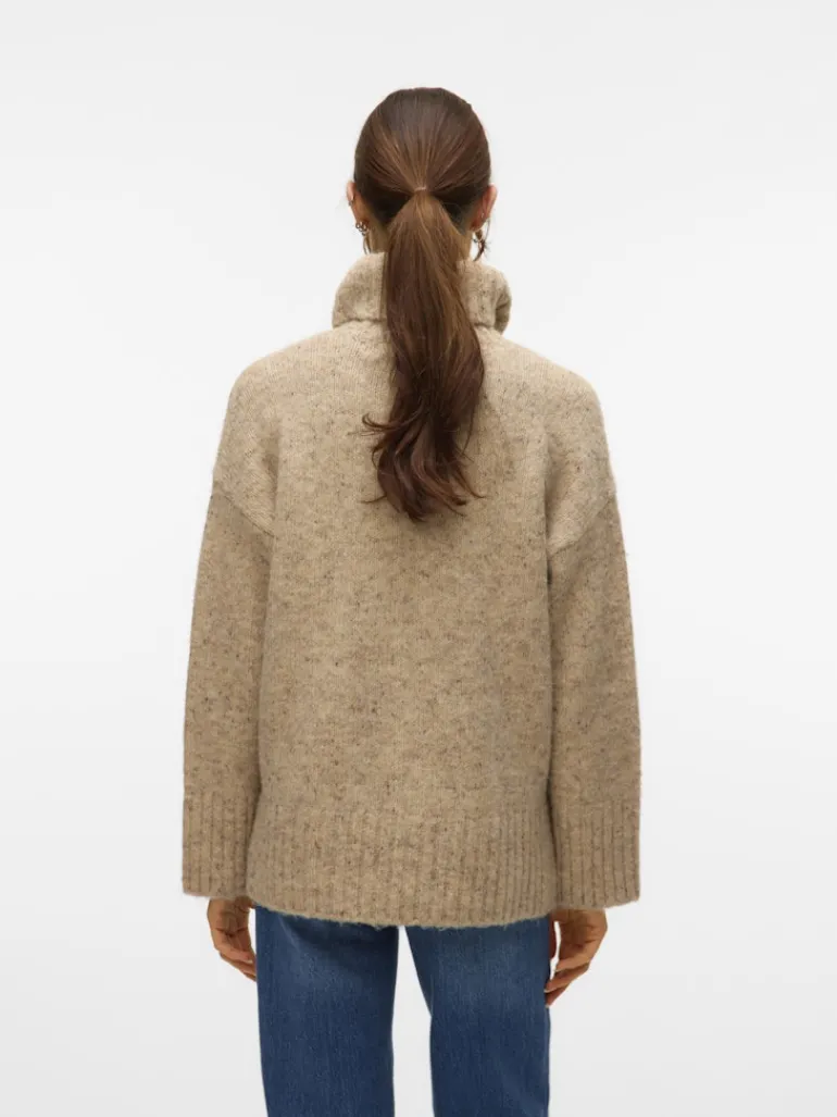 VMINGRID LS ROLL NECK PULLOVER NOOS silver mink