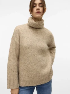 VMINGRID LS ROLL NECK PULLOVER NOOS silver mink