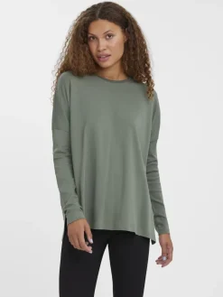 VMIRIS LS OVERSIZE TEE NOOS laurel wreath