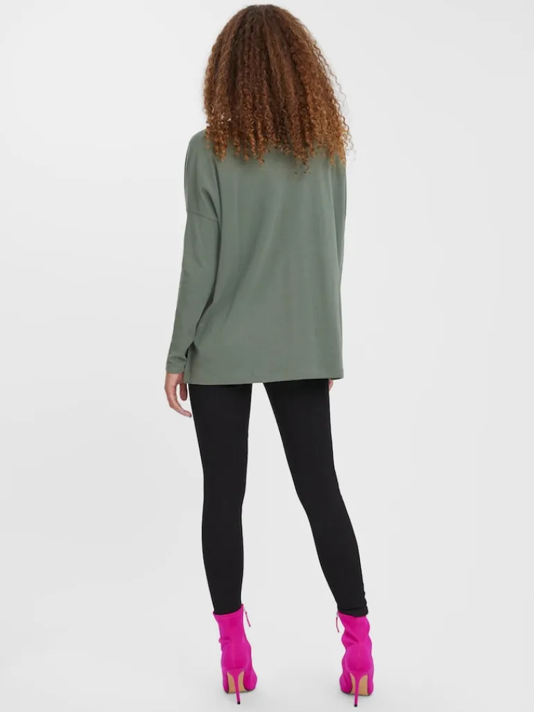 VMIRIS LS OVERSIZE TEE NOOS laurel wreath