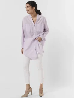 VMISABELL L/S FOLD UP TUNIC NOOS lavendula