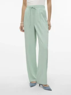 VMJESMILO HW WIDE PANTS WVN NOOS silt green