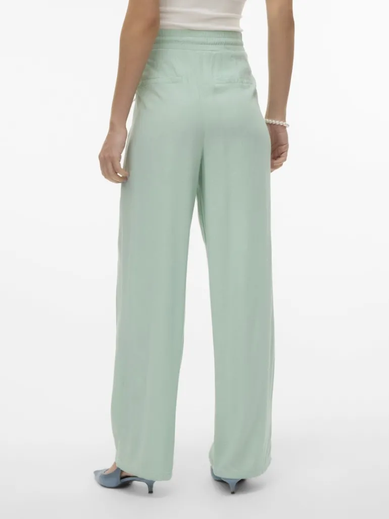 VMJESMILO HW WIDE PANTS WVN NOOS silt green
