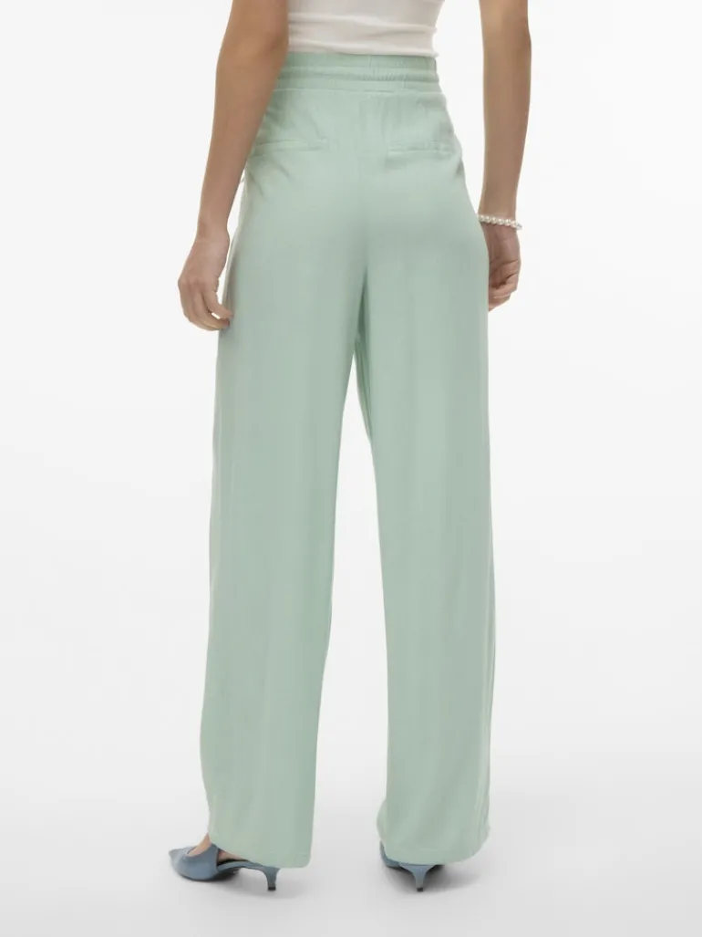VMJESMILO HW WIDE PANTS WVN NOOS silt green