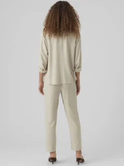 VMJESMILO MW ANKLE PANTS WVN NOOS silver lining1