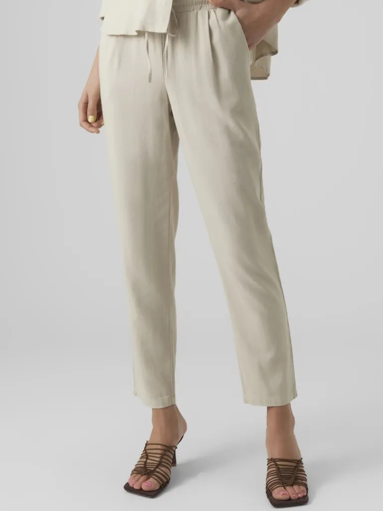 VMJESMILO MW ANKLE PANTS WVN NOOS silver lining1