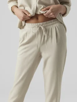 VMJESMILO MW ANKLE PANTS WVN NOOS silver lining1