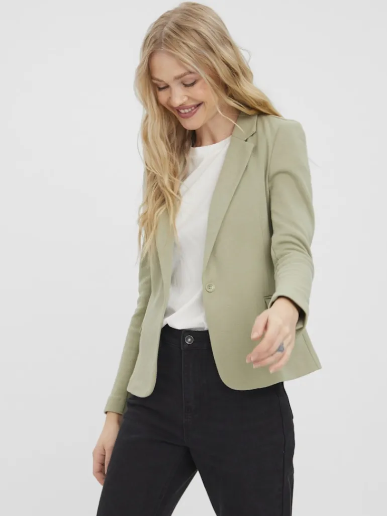 VMJULIA LS BLAZER JRS NOOS desert sage