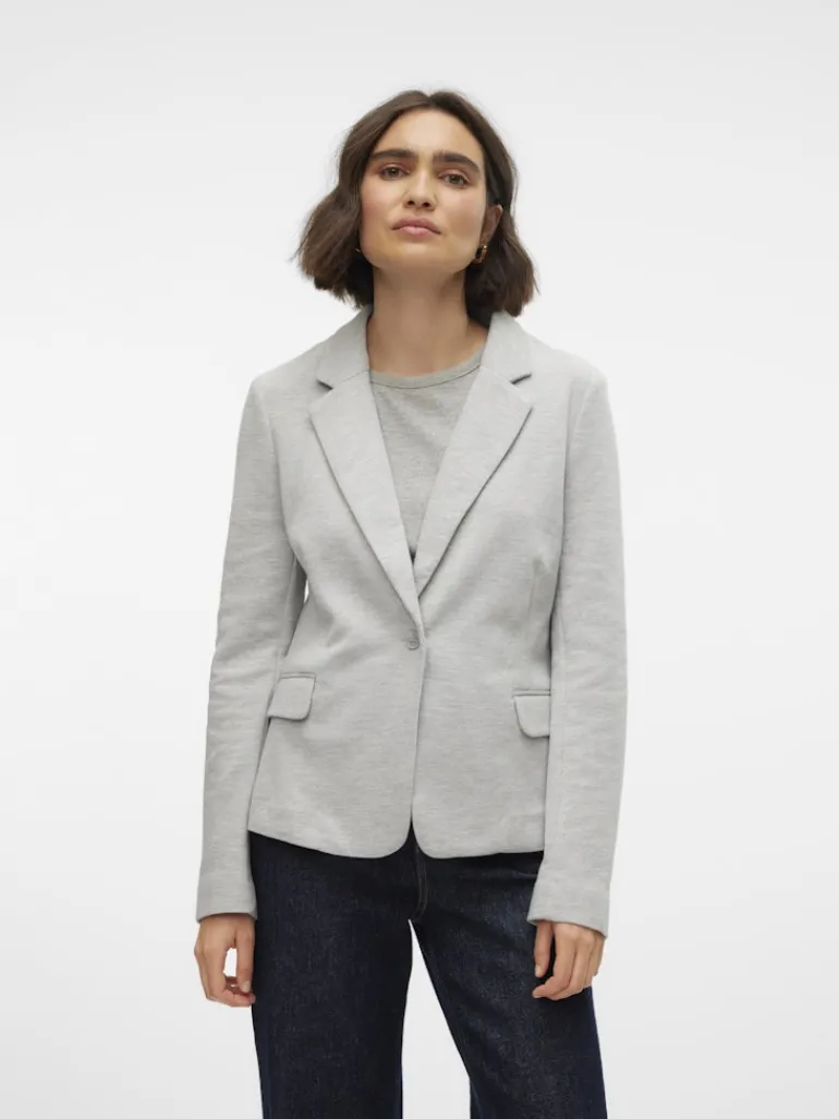VMJULIA LS BLAZER JRS NOOS hellgrau2
