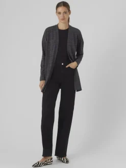 VMKATIE LS CARDIGAN JRS NOOS medium grey melange
