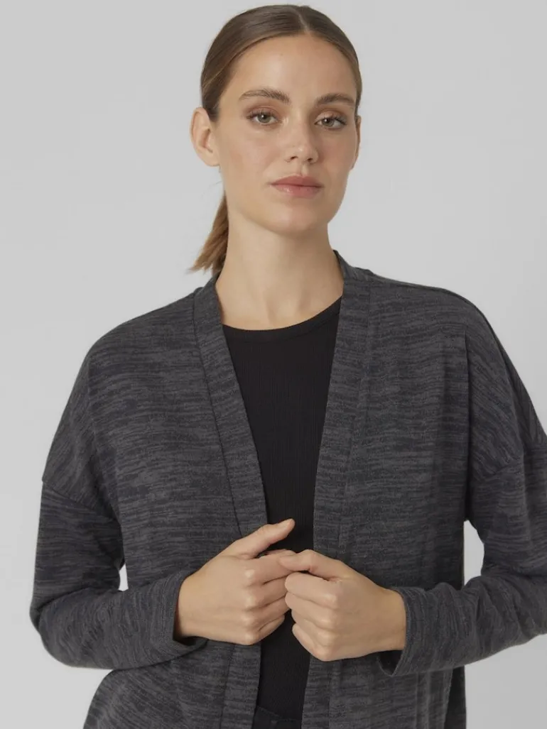 VMKATIE LS CARDIGAN JRS NOOS medium grey melange