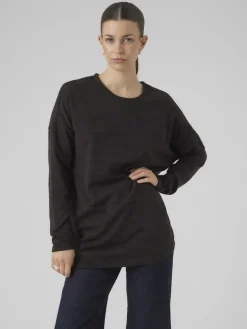 VMKATIE LS LONG TOP JRS NOOS black