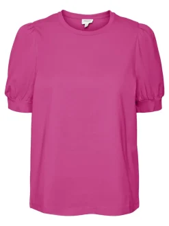 VMKERRY 2/4 O-NECK TOP VMA JRS NOOS pink yarrow