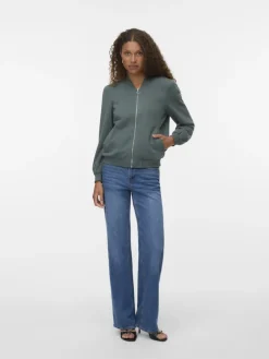 VMKIMIKO LS SHORT JERSEY BOMBER NOOS balsam green
