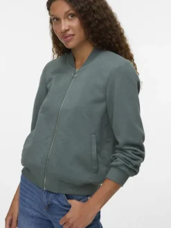 VMKIMIKO LS SHORT JERSEY BOMBER NOOS balsam green