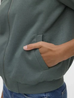 VMKIMIKO LS SHORT JERSEY BOMBER NOOS balsam green