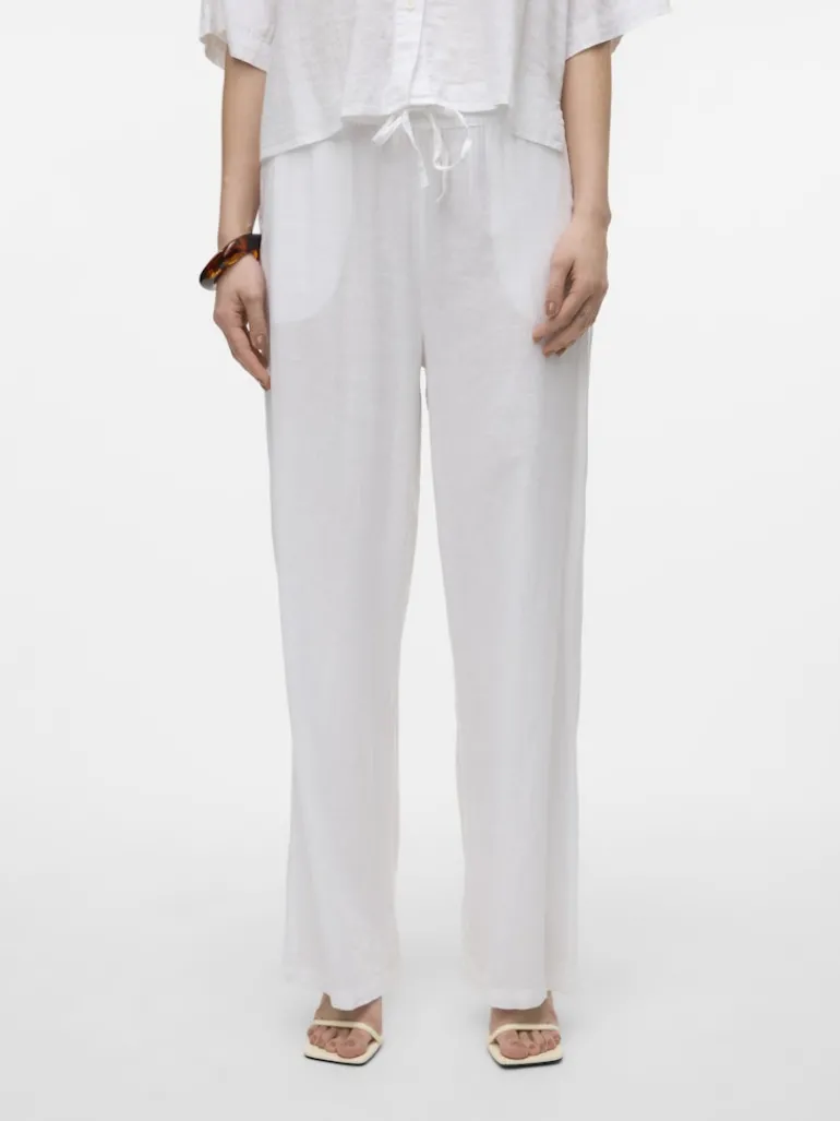 VMLINN HW PANTS WVN NOOS snow white