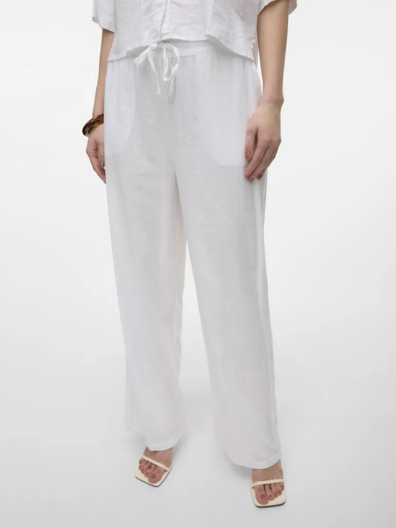 VMLINN HW PANTS WVN NOOS snow white