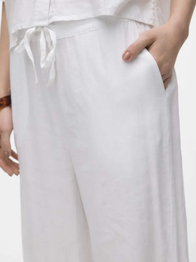 VMLINN HW PANTS WVN NOOS snow white