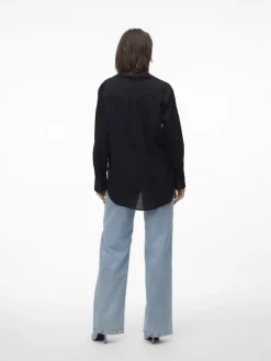 VMLINN LS SHIRT WVN NOOS black