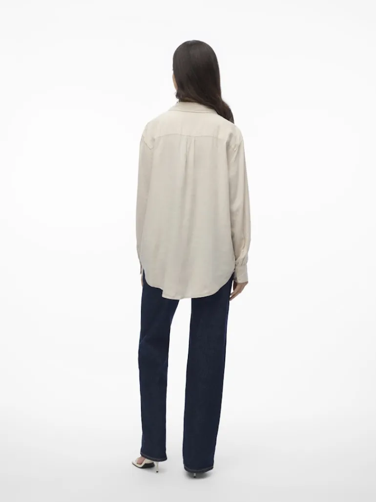 VMLINN LS SHIRT WVN NOOS moonbeam