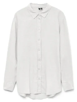 VMLINN LS SHIRT WVN NOOS snow white