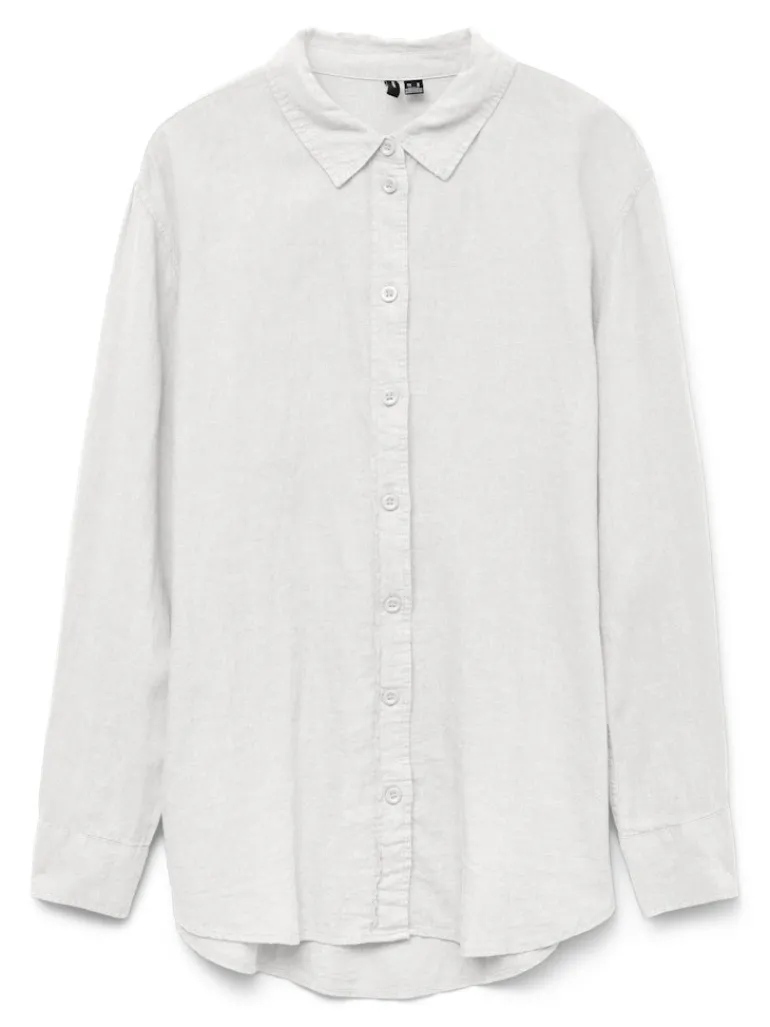VMLINN LS SHIRT WVN NOOS snow white