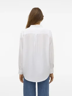 VMLINN LS SHIRT WVN NOOS snow white
