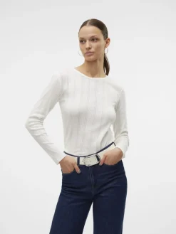 VMLISA POINTELLE LS TOP JRS NOOS snow white