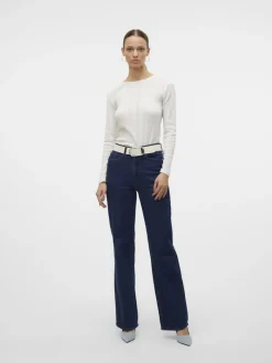 VMLISA POINTELLE LS TOP JRS NOOS snow white