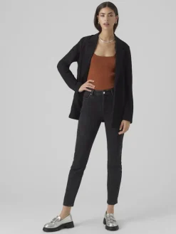 VMLIVA LS LONG BLAZER black