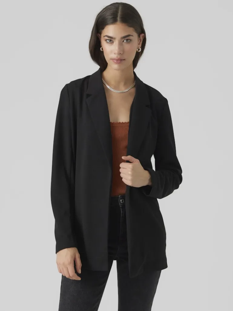 VMLIVA LS LONG BLAZER black
