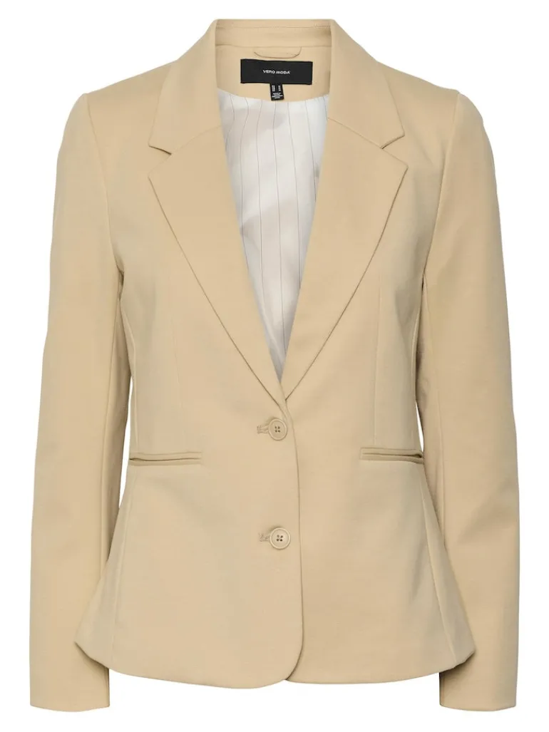 VMLUCCA LS SLIM JERSEY BLAZER NOOS irish cream