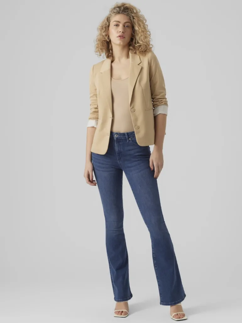 VMLUCCA LS SLIM JERSEY BLAZER NOOS irish cream