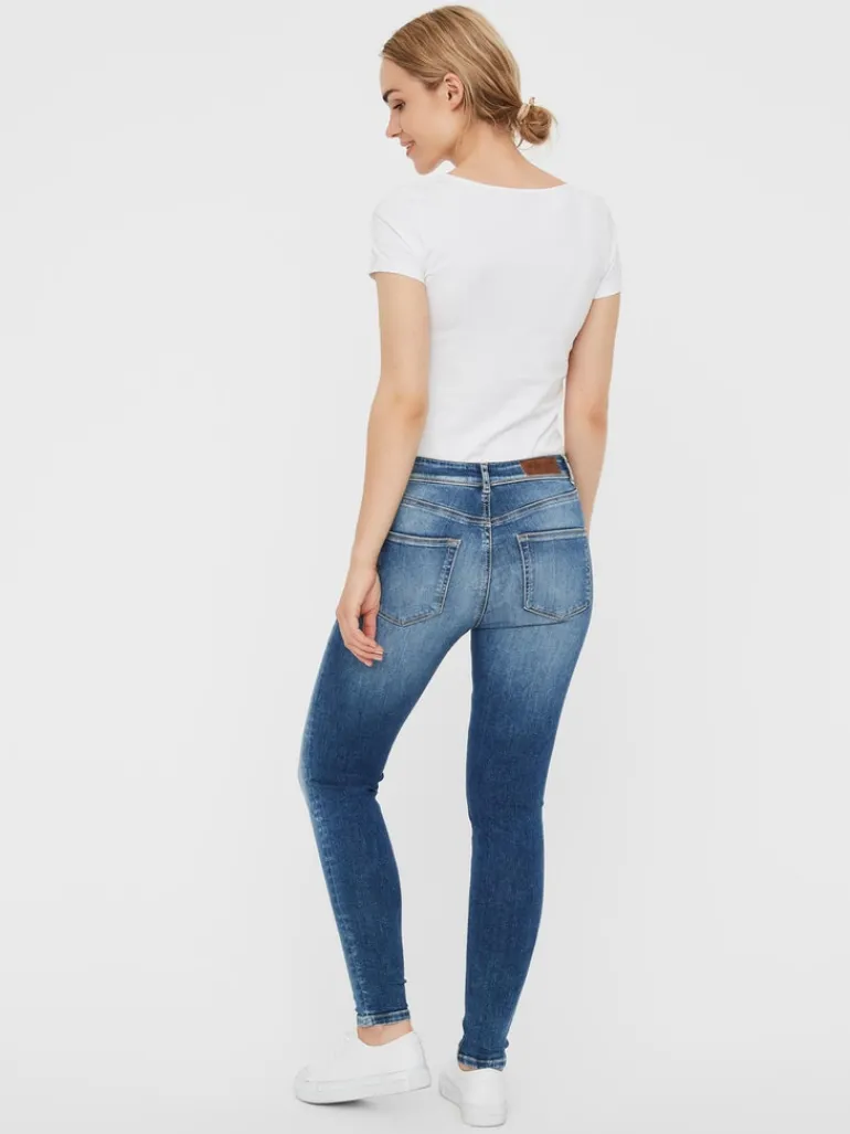 VMLUX MR SLIM JEANS RI310 NOOS medium blue denim