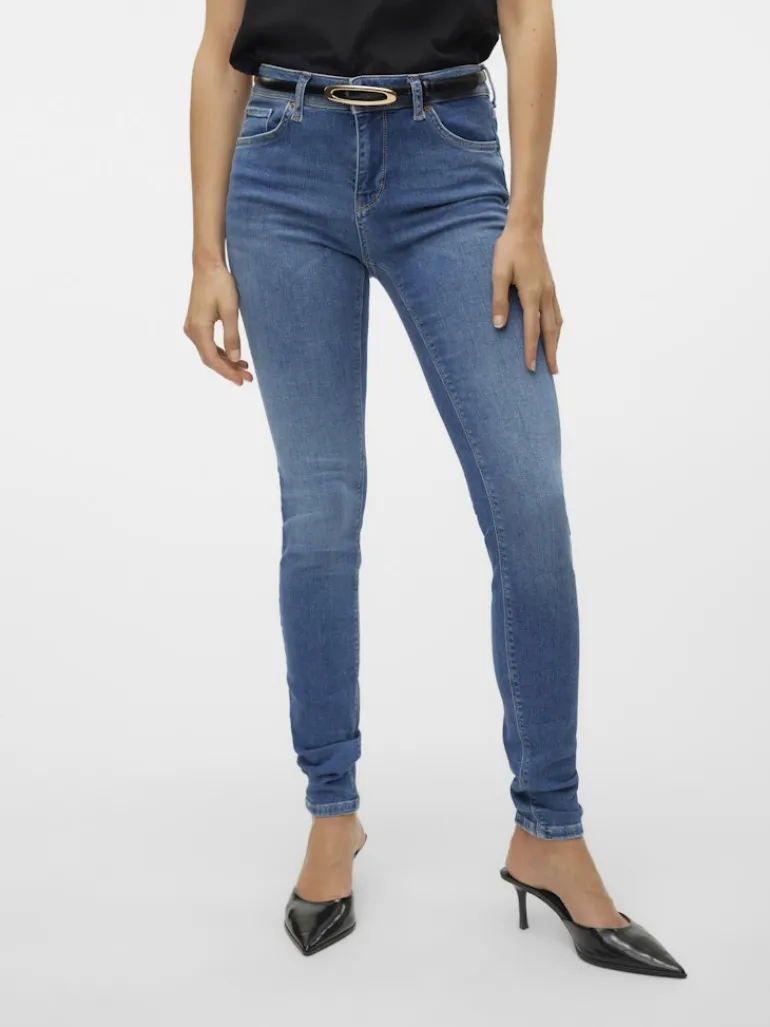 VMLUX MR SLIM JEANS RI310 NOOS medium blue denim