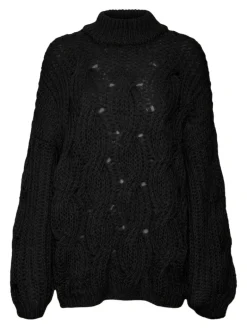 VMMADDY LS HIGHNECK PULLOVER GA black