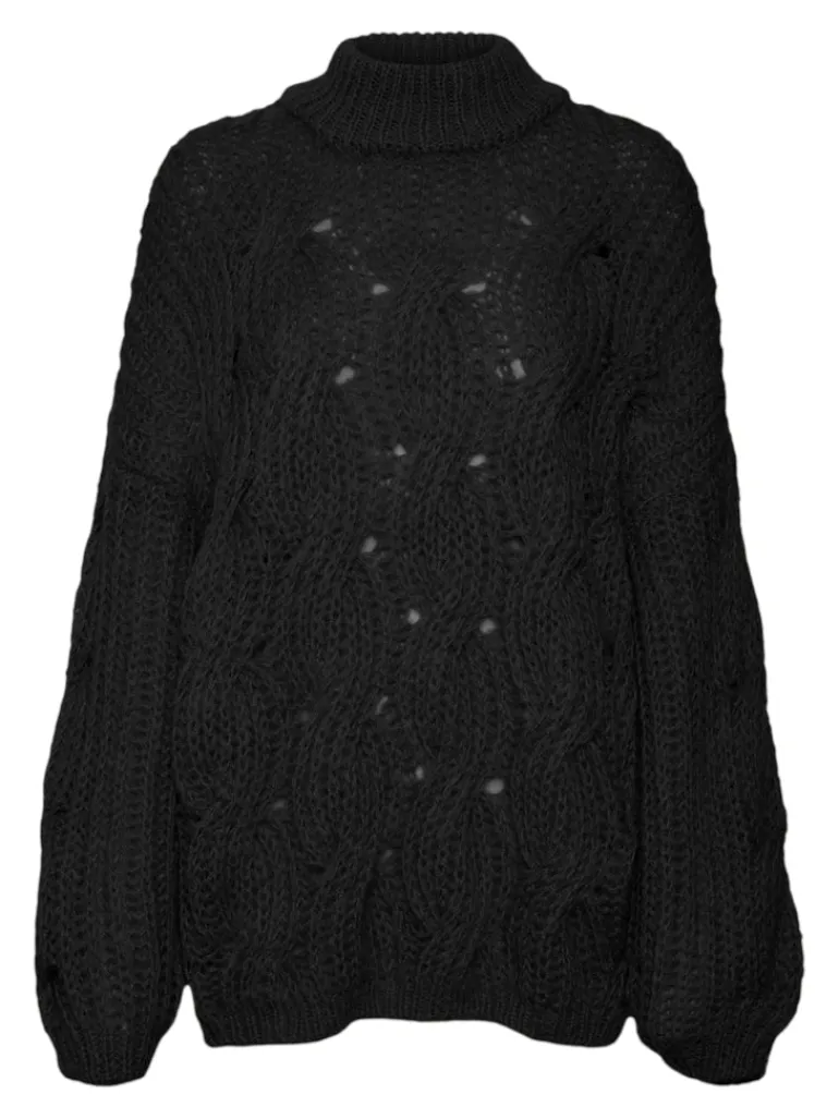 VMMADDY LS HIGHNECK PULLOVER GA black