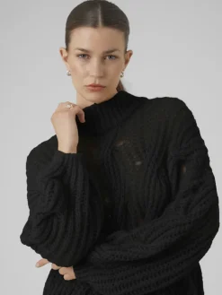 VMMADDY LS HIGHNECK PULLOVER GA black