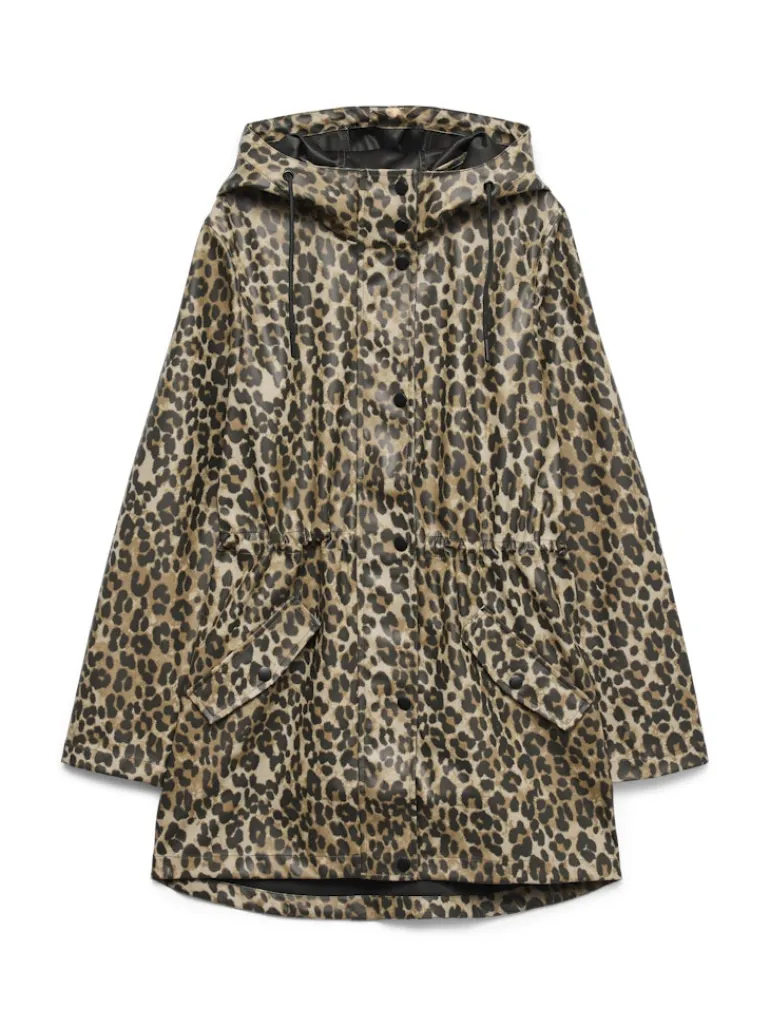 VMMALOU COATED PRINTED JACKET NOOS irish cream