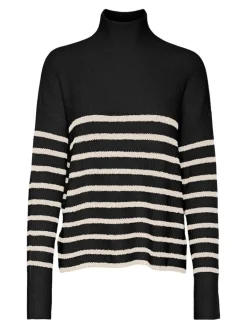 VMMARINA LS HIGHNK LONG PULLOVER GA BOO black