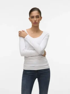 VMMAXI MY LS SOFT LONG U-NECK NOOS bright white