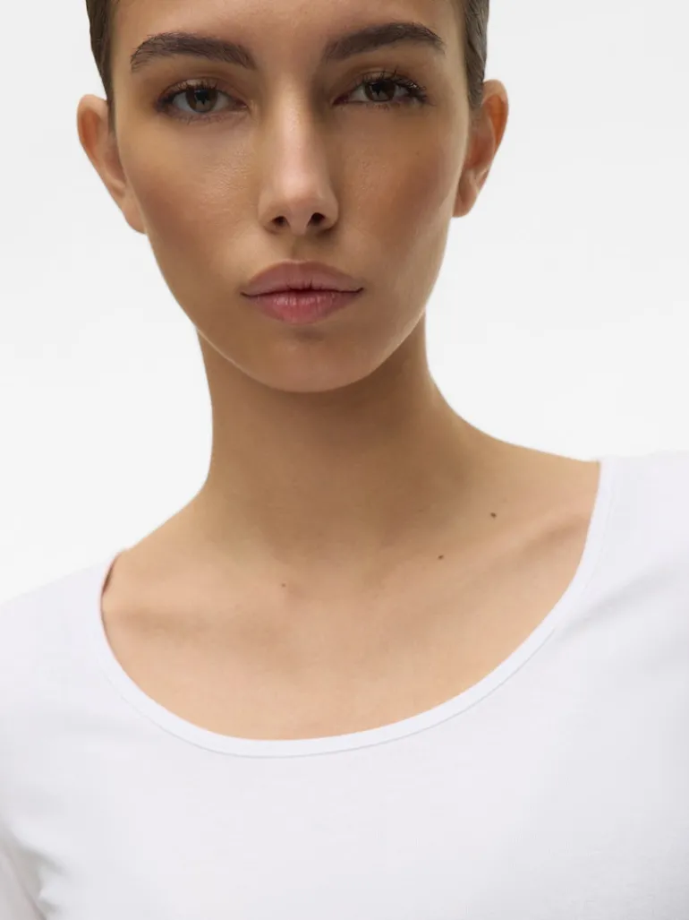 VMMAXI MY LS SOFT LONG U-NECK NOOS bright white