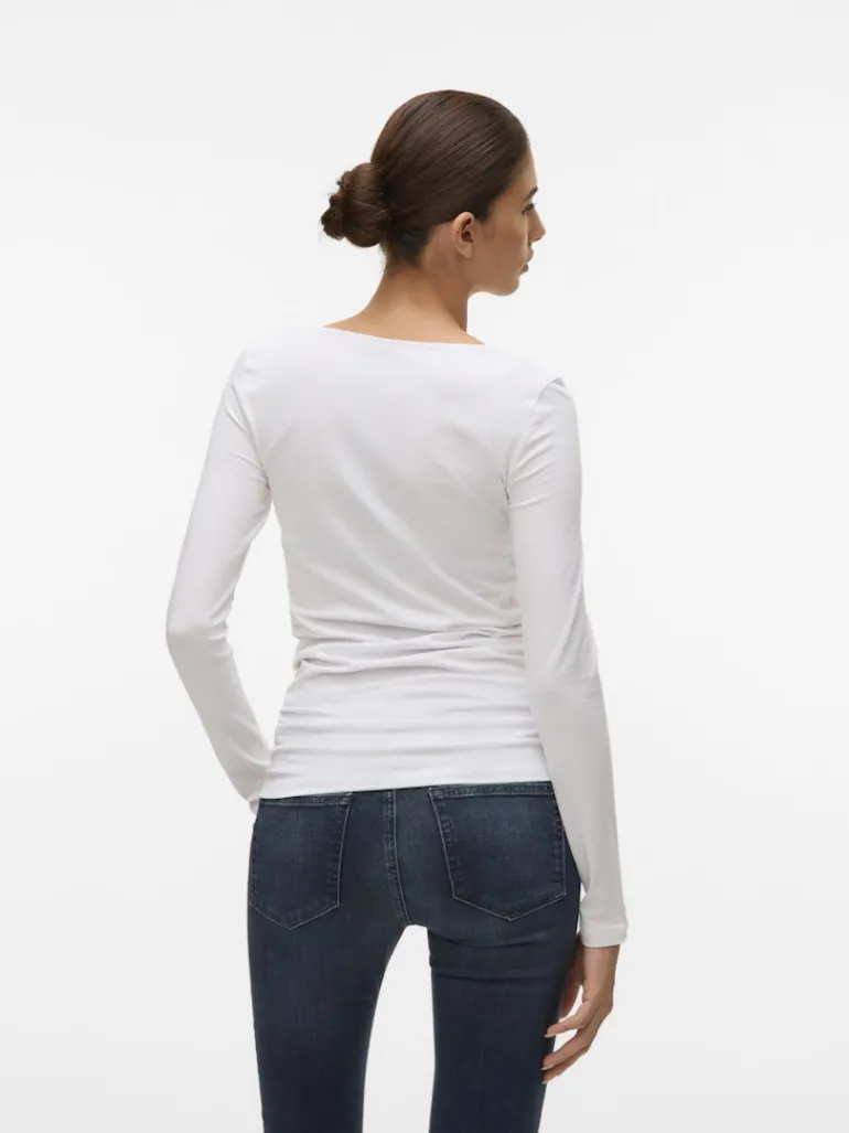 VMMAXI MY LS SOFT LONG U-NECK NOOS bright white