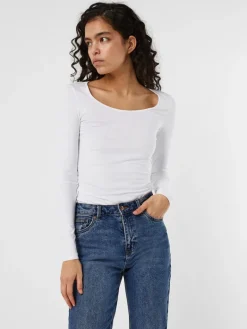 VMMAXI MY LS SOFT LONG U-NECK NOOS bright white