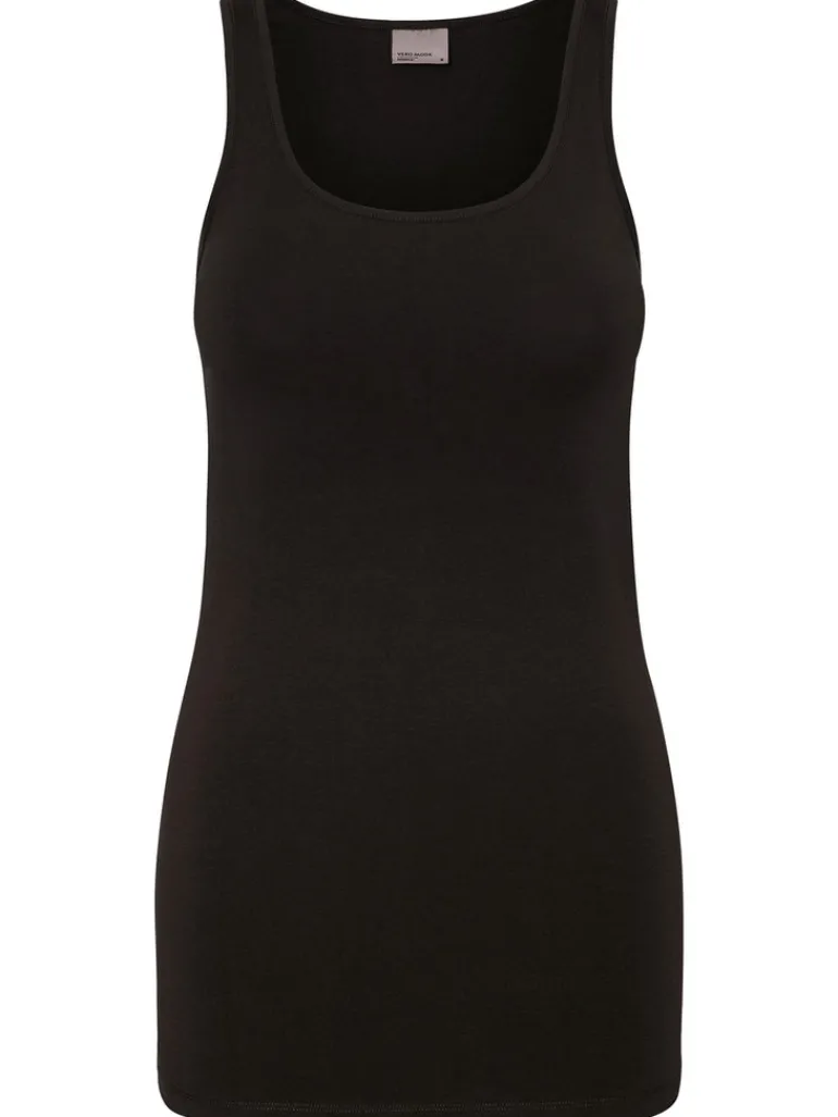 VMMAXI MY SOFT LONG TANK TOP NOOS black