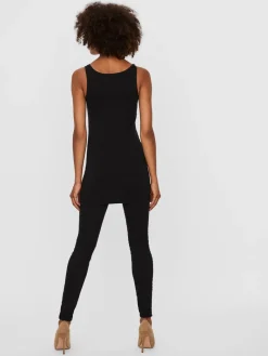 VMMAXI MY SOFT LONG TANK TOP NOOS black