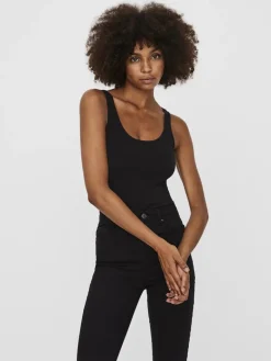 VMMAXI MY SOFT LONG TANK TOP NOOS black
