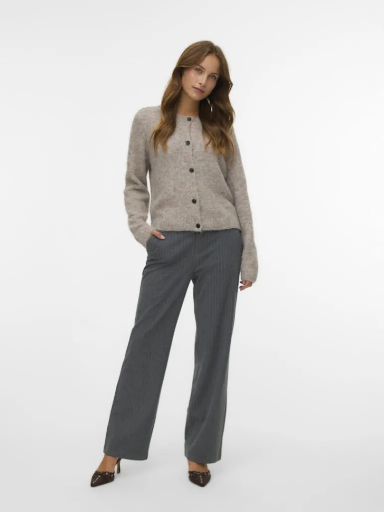VMMAYA JOJO MW STRAIGHT PANT medium grey melange
